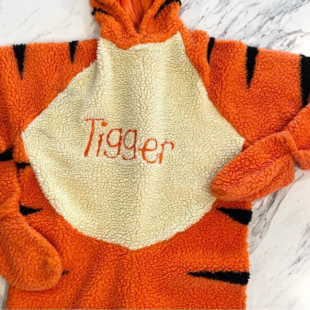 Vintage Disney Store Tigger One Piece Hallowen Costume Adult Unisex Winnie Pooh - Picture 7 of 11